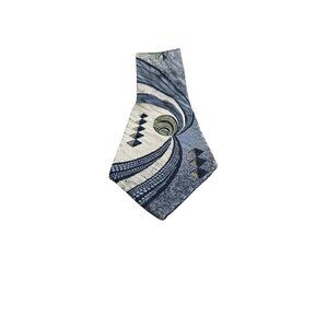 Vintage Conte di Milano Pure Silk Abstract Tie